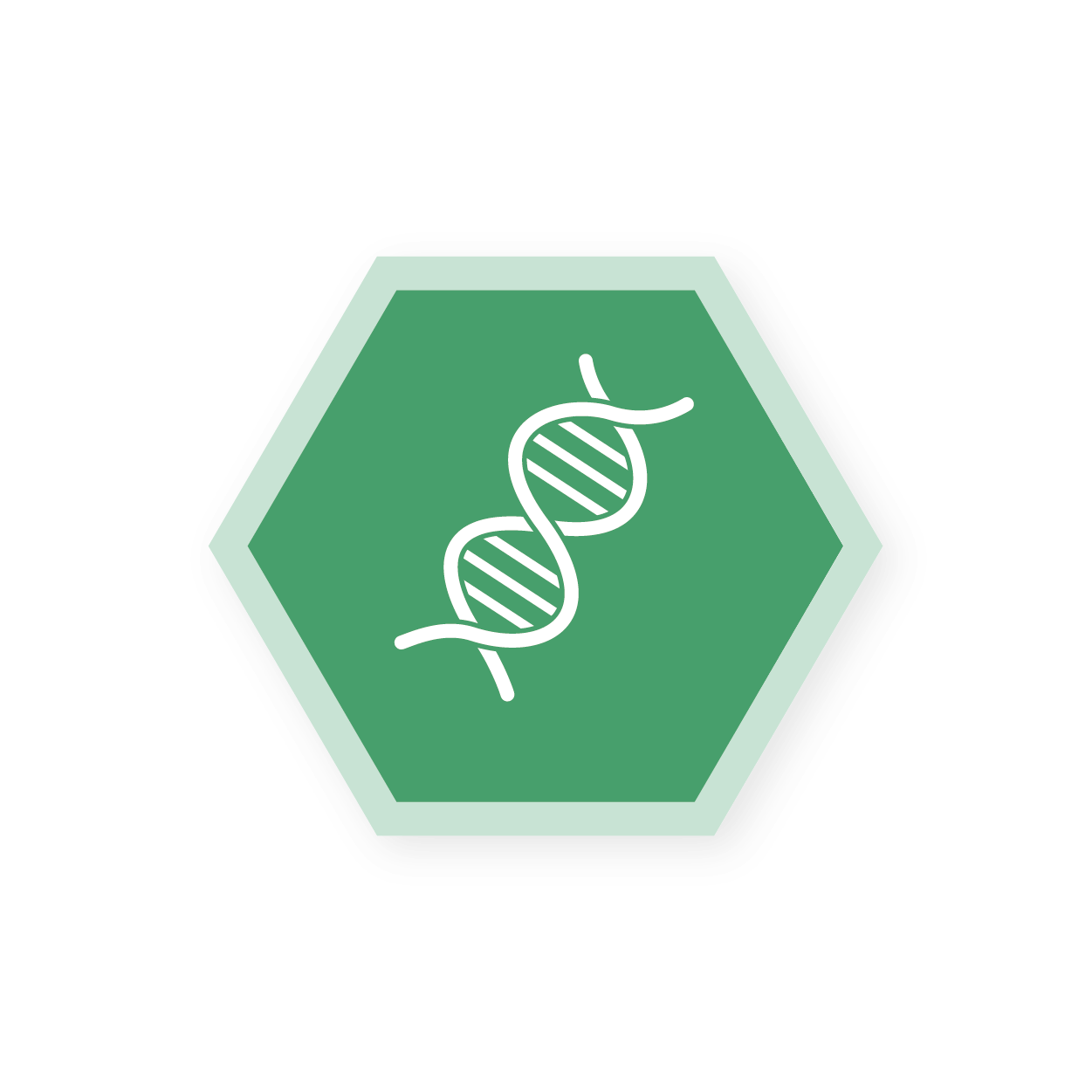 Im Bild befindet sich ein repräsentatives Symbol für das Order Humangenetik-Modul.