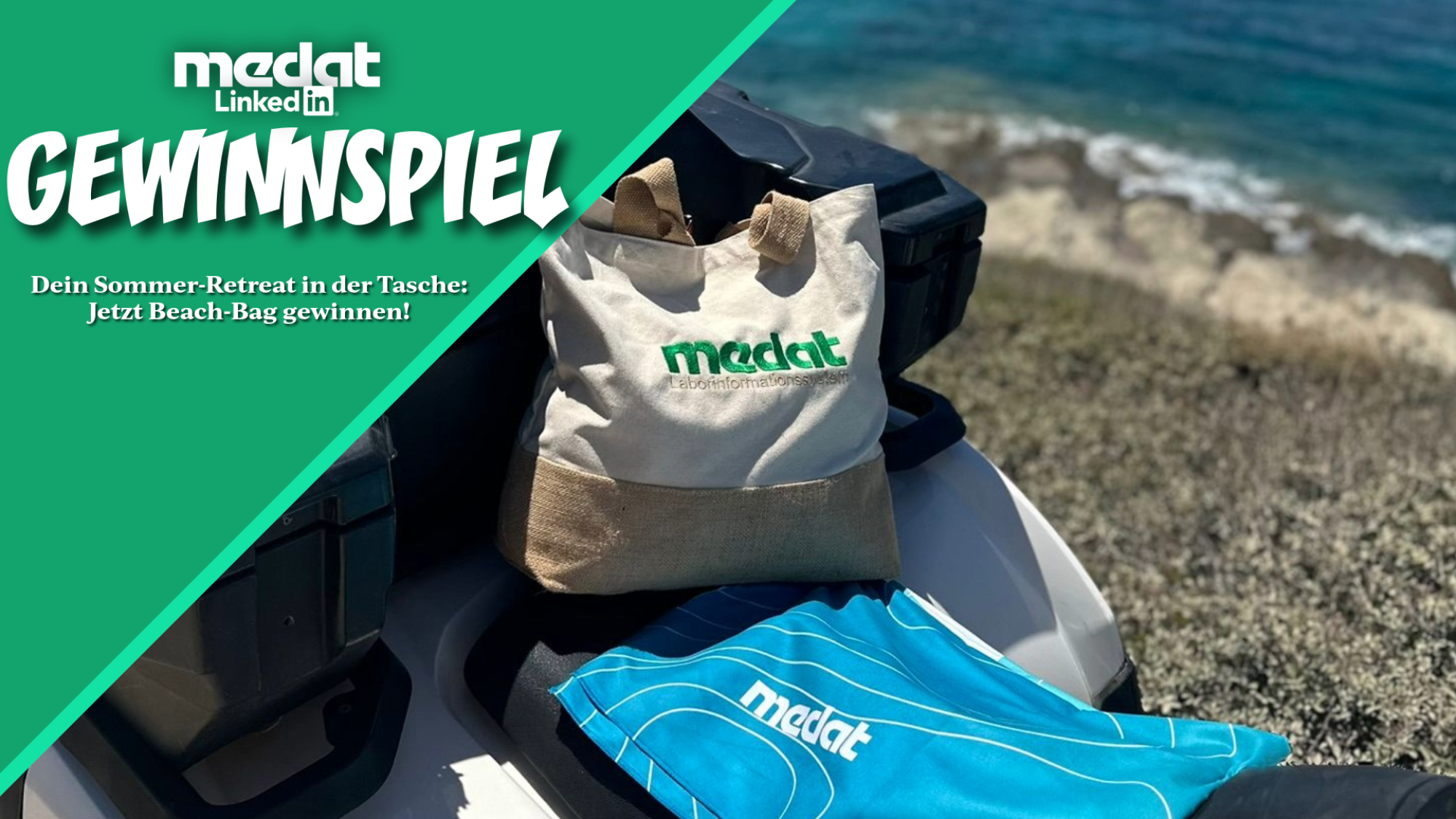 Gewinnspiel tasche Banner